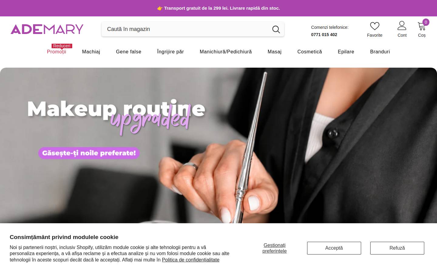 ademary.ro homepage screenshot