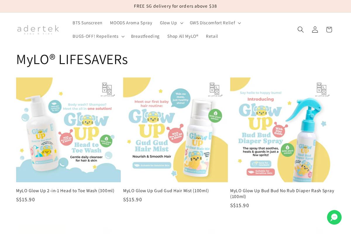 adertek.com homepage screenshot