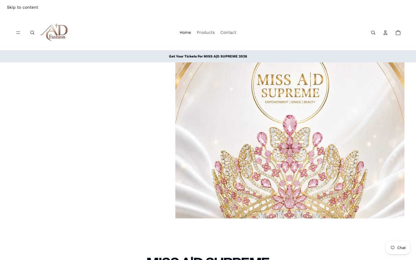 adfashionofficial.shop homepage screenshot