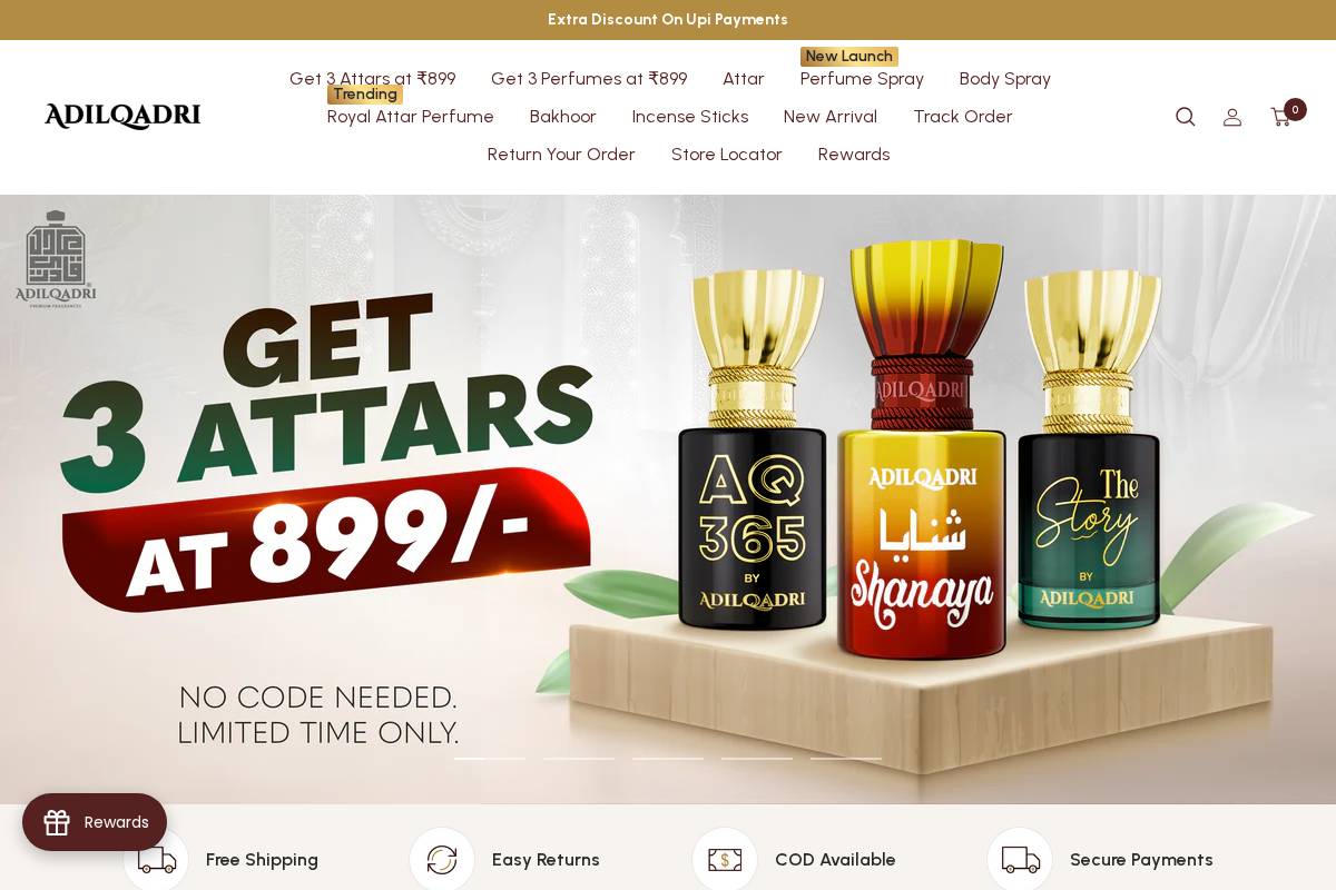 adilqadri.com homepage screenshot