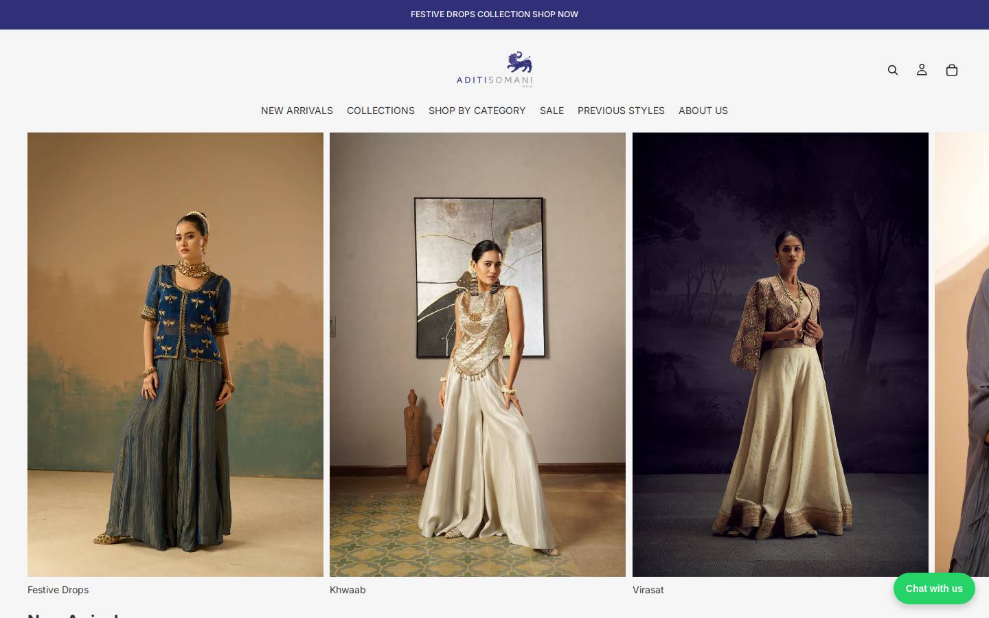 aditisomani.com homepage screenshot