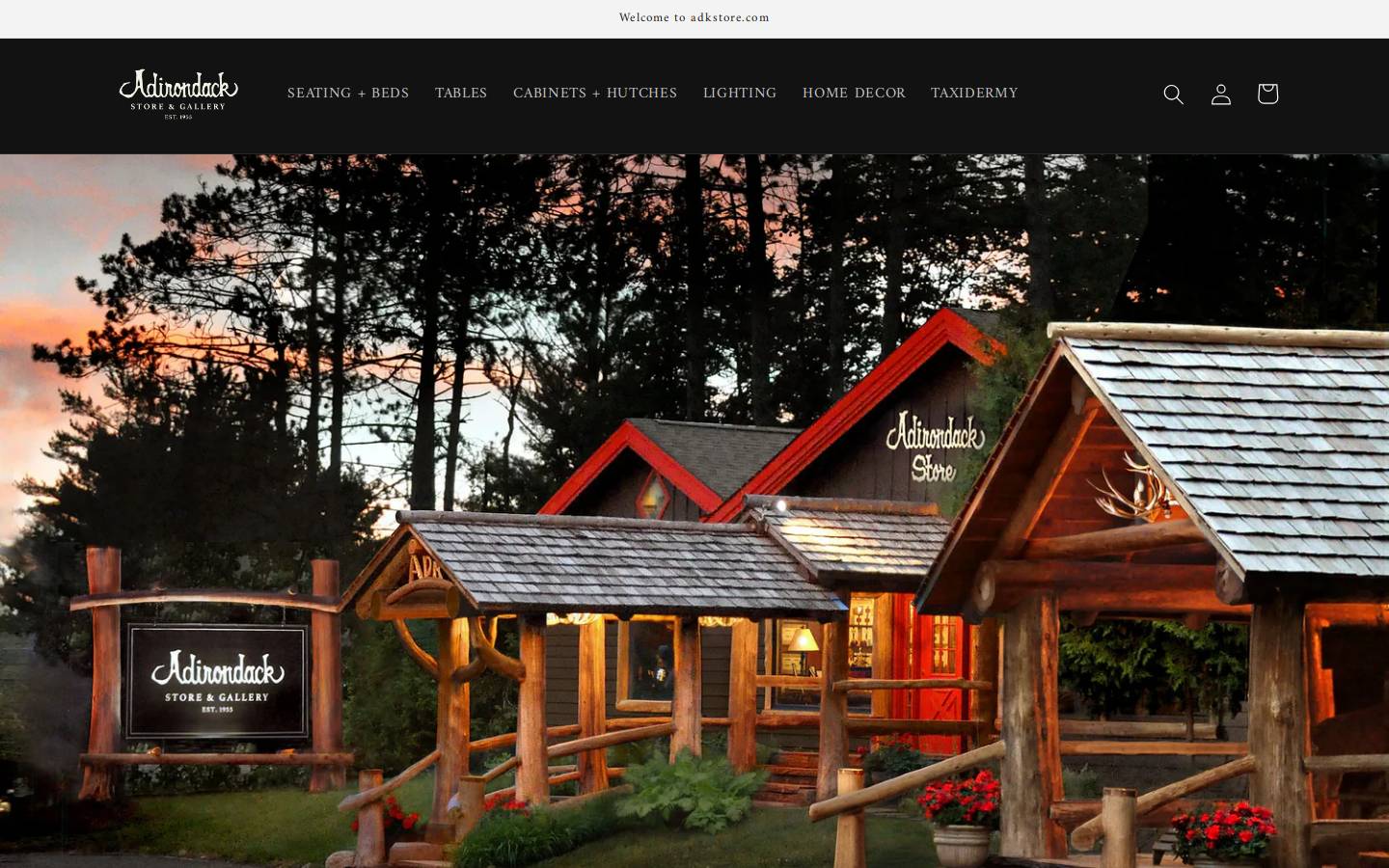 adkstore.com homepage screenshot