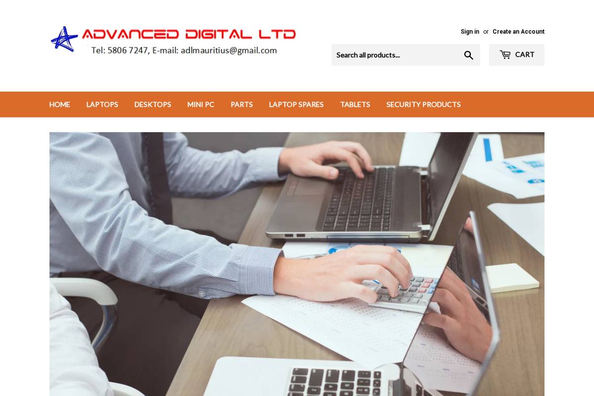 adlmauritius.com homepage screenshot