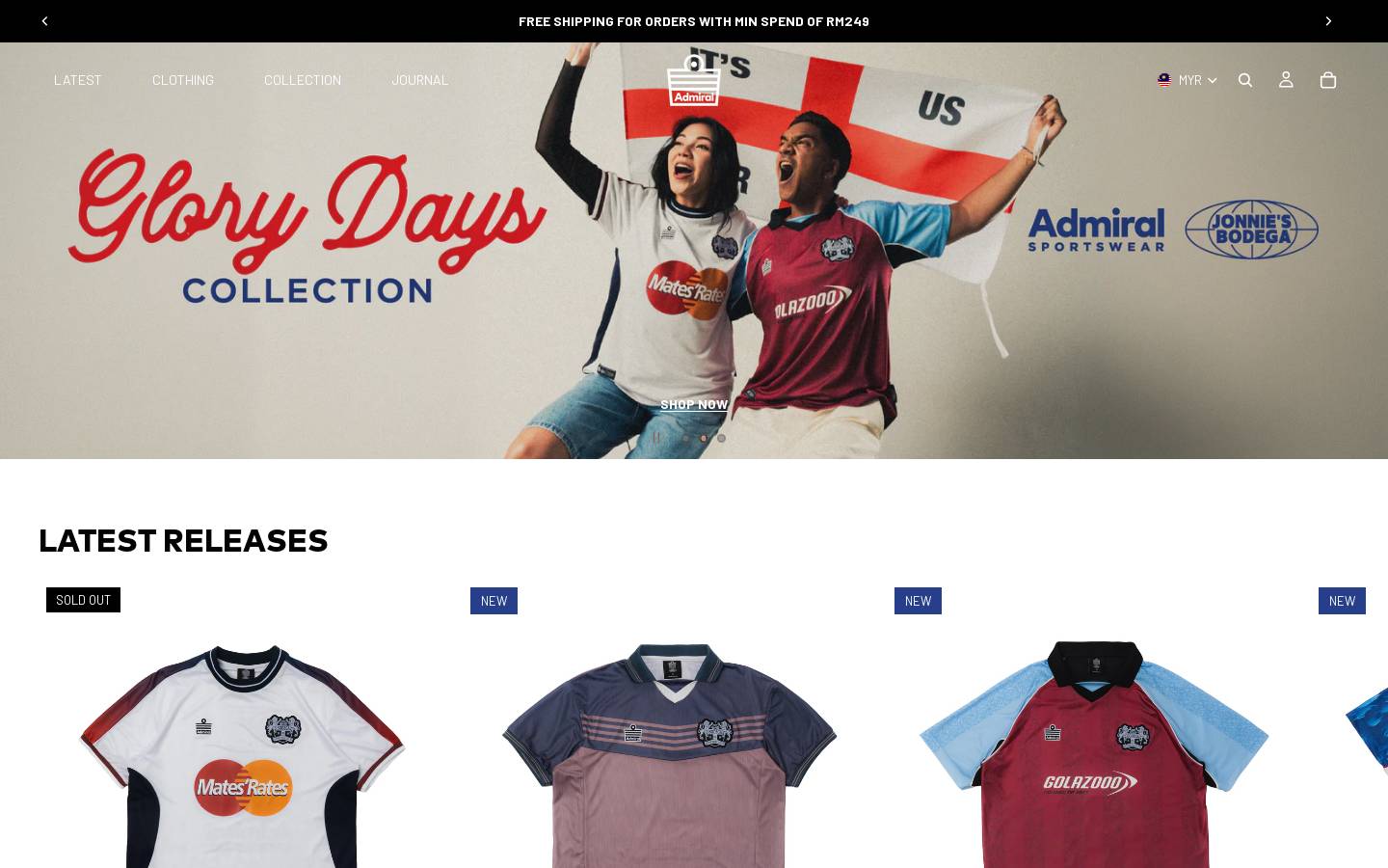 admiralasia.com homepage screenshot