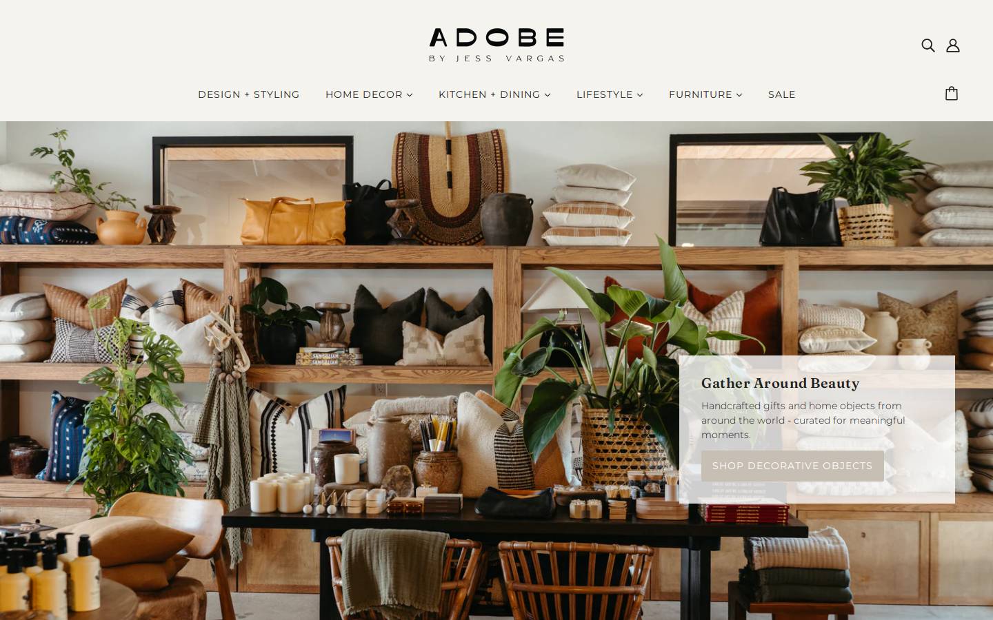 adobebyjessvargas.com homepage screenshot