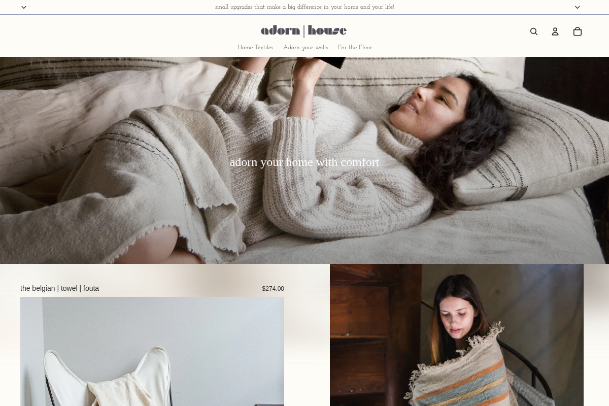 adorn.com homepage screenshot