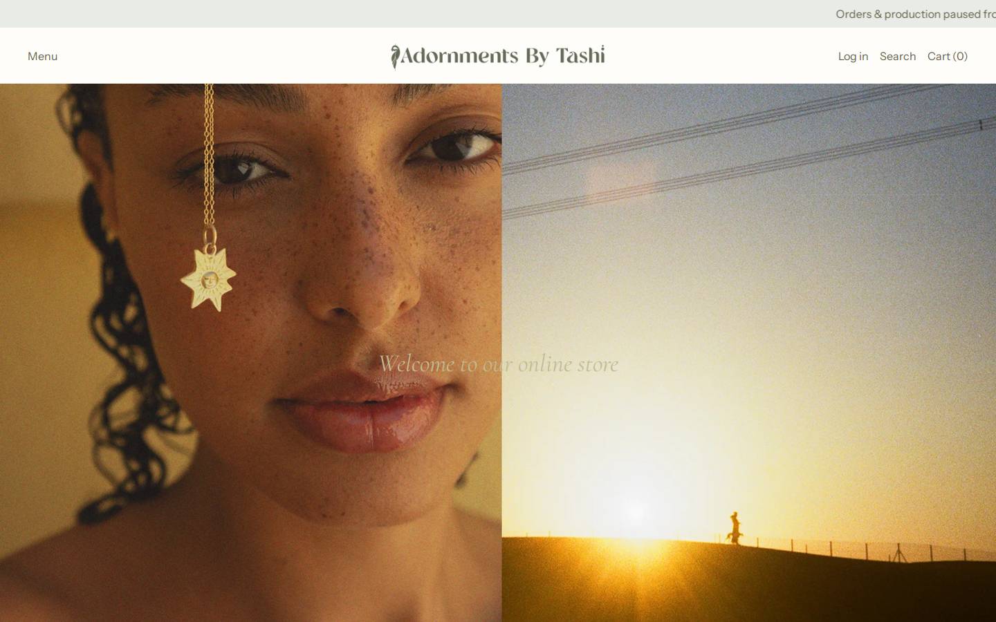 adornmentsbytashi.com homepage screenshot