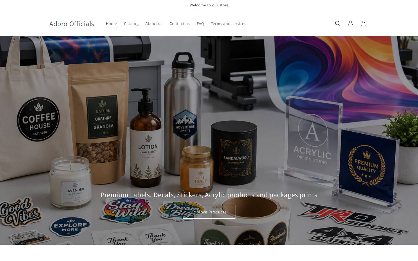 adproofficials.com homepage screenshot