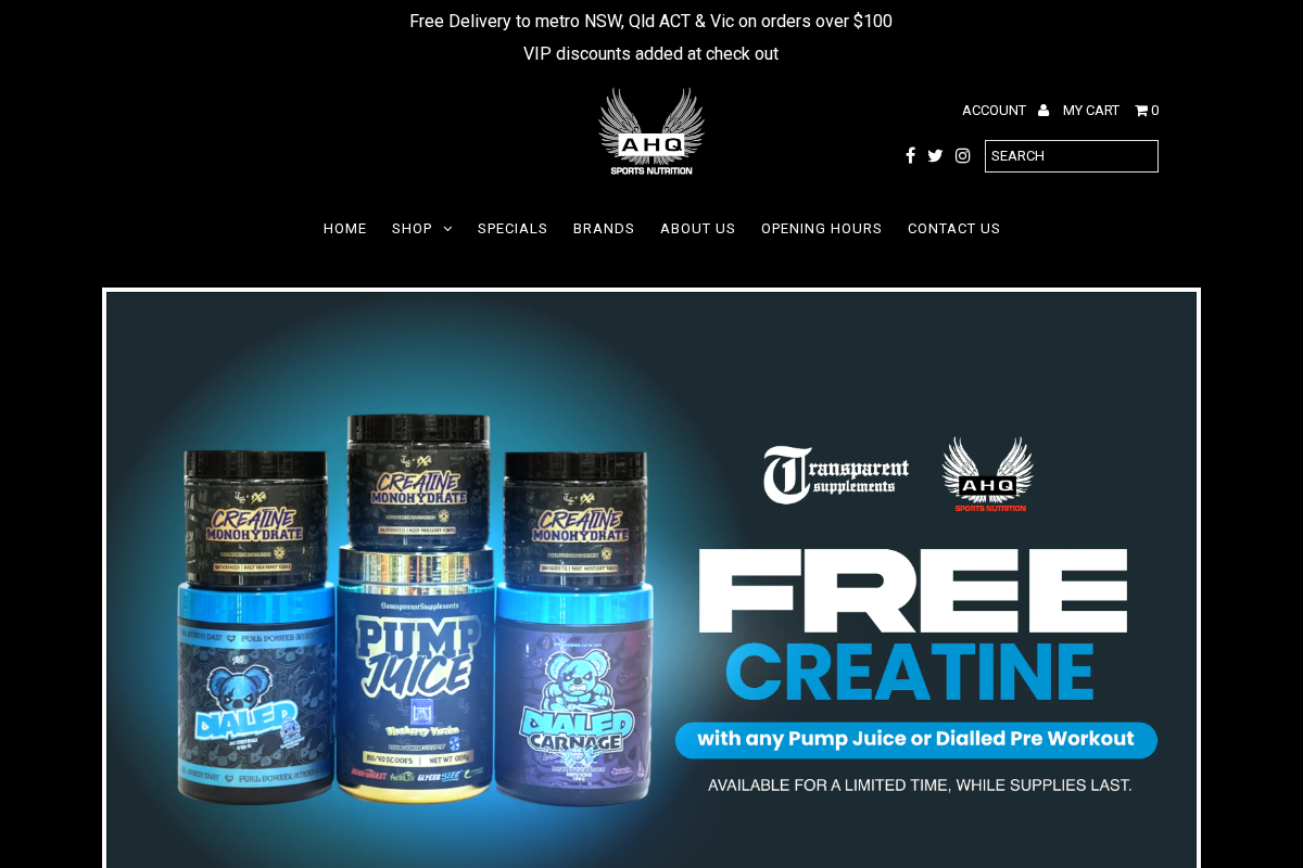 Adrenaline HQ homepage screenshot