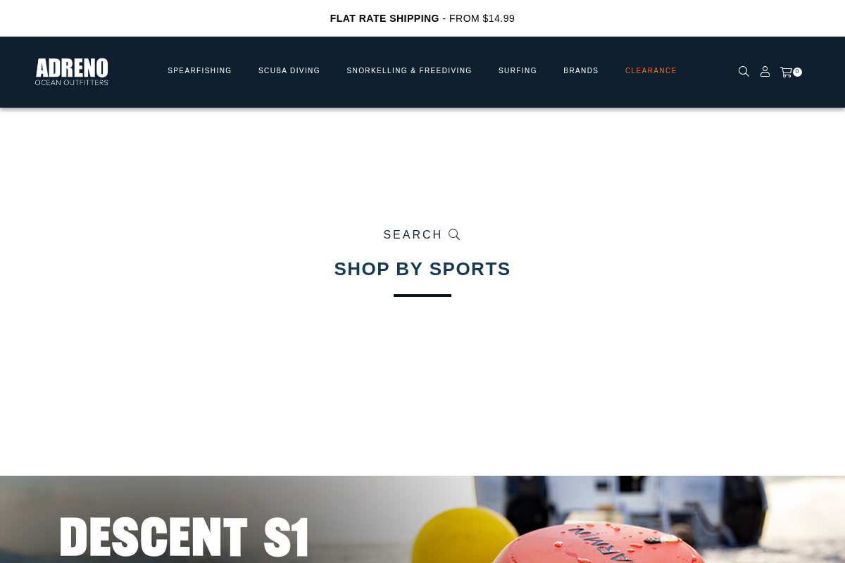 adreno.com.au homepage screenshot