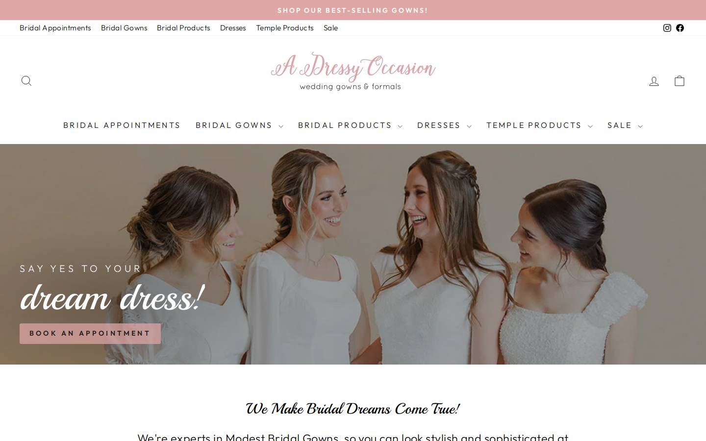 adressyoccasion.com homepage screenshot