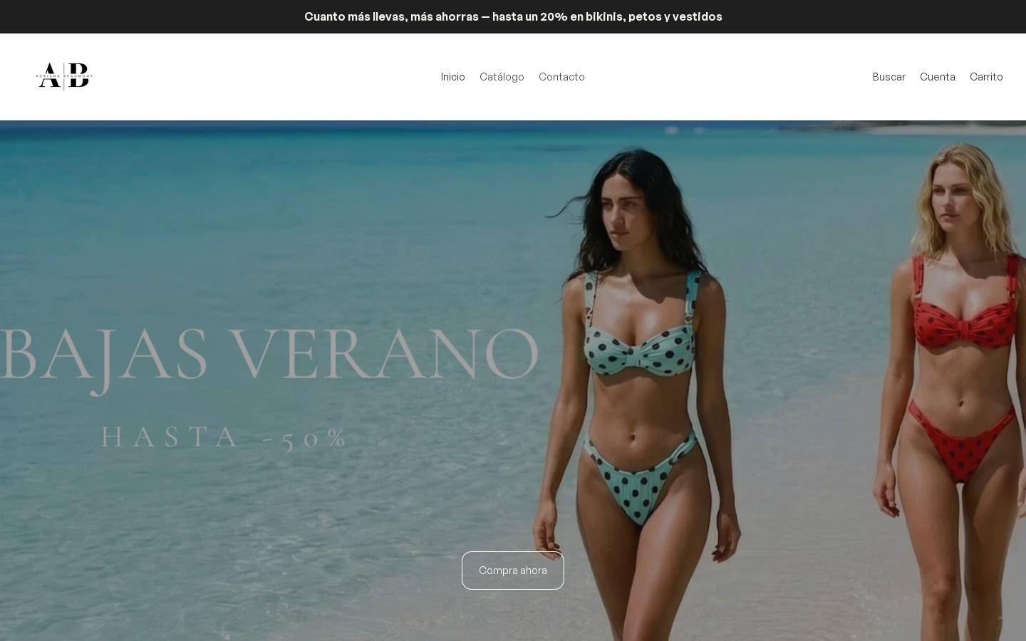 adrianabeaumont.com homepage screenshot