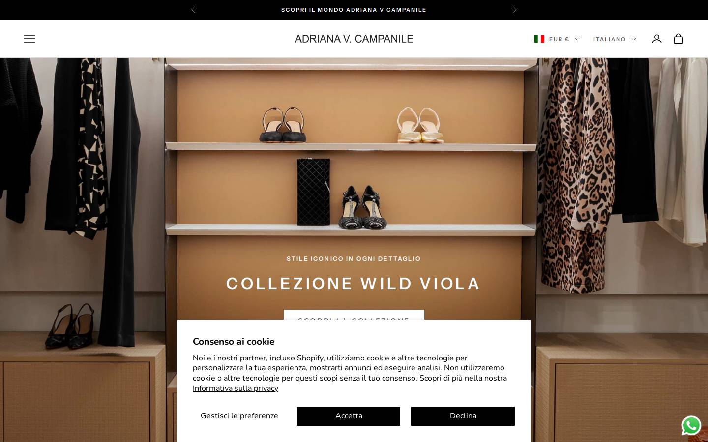 adrianavcampanile.com homepage screenshot