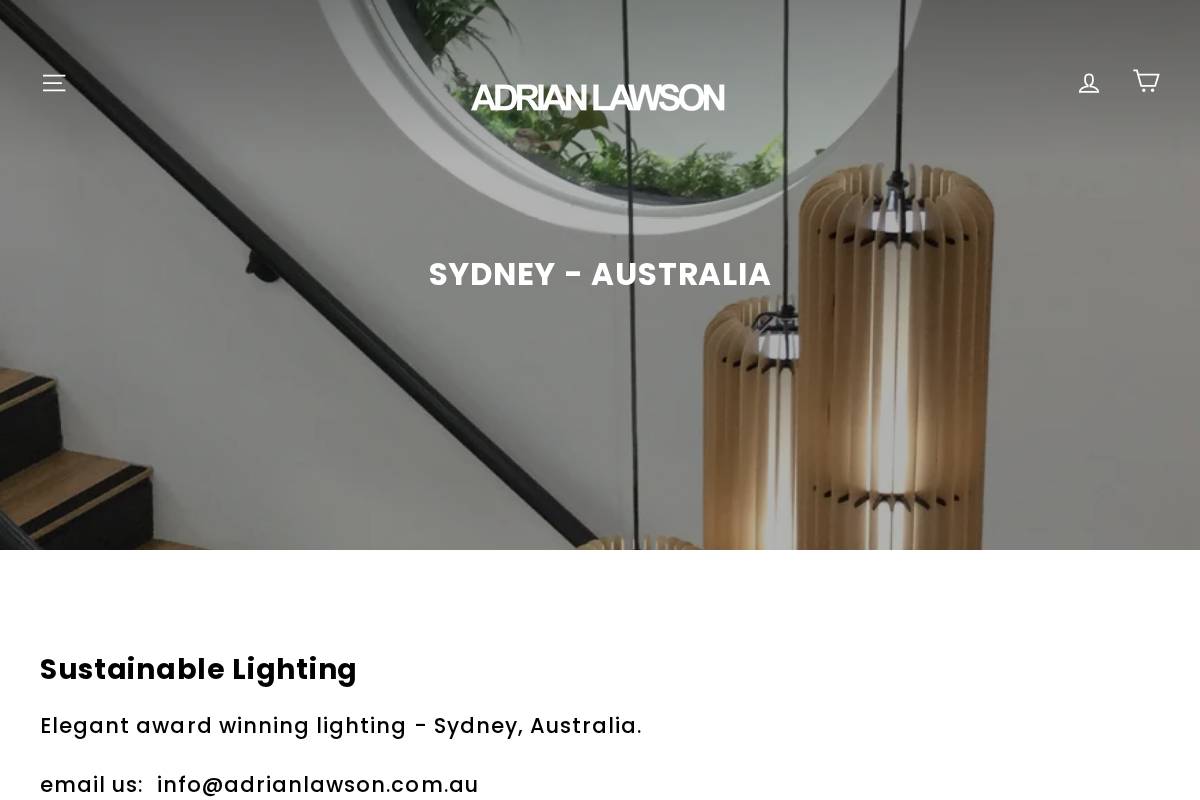adrianlawson.com.au homepage screenshot