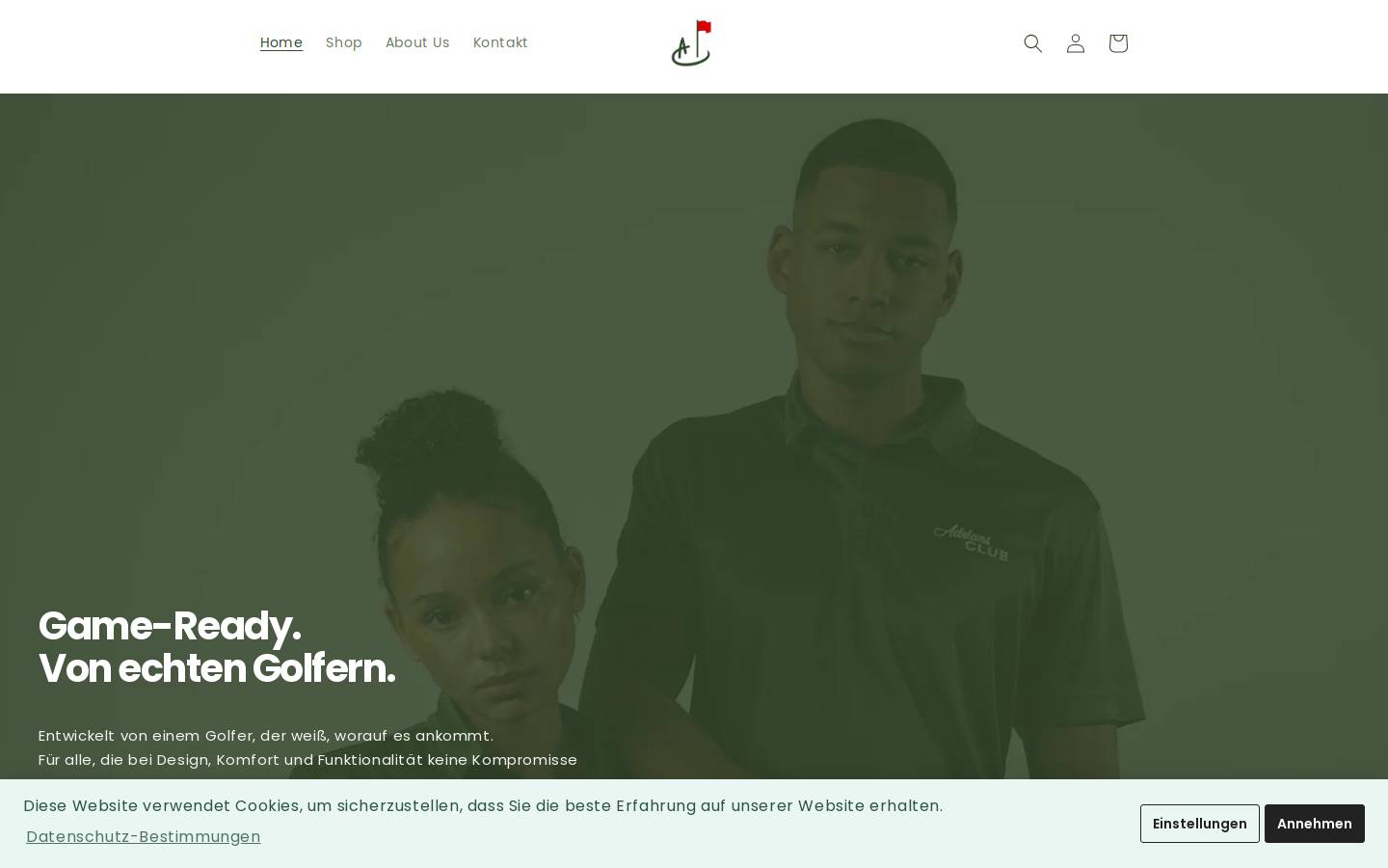 adriansclub.de homepage screenshot
