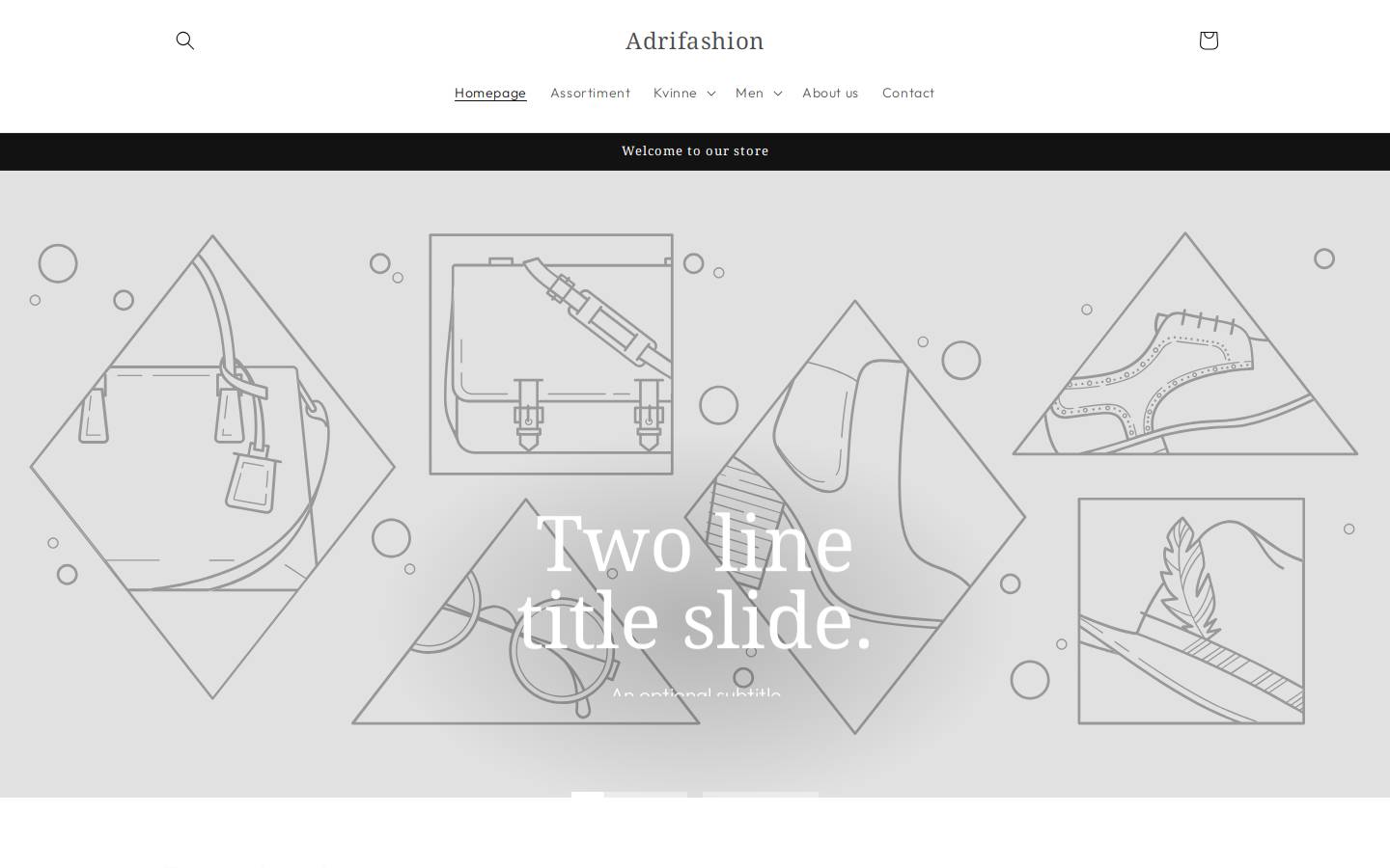 adrifashion.com homepage screenshot