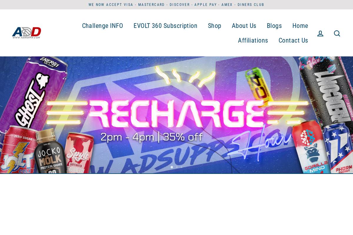 adsupps.com homepage screenshot