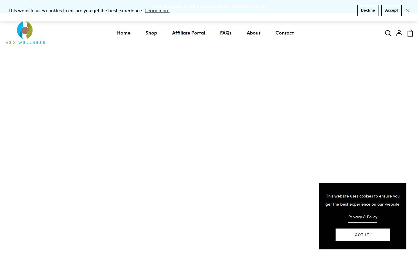 adswellness.com homepage screenshot