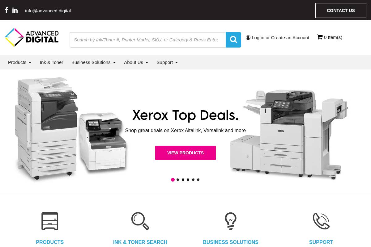 adsxrx.com homepage screenshot