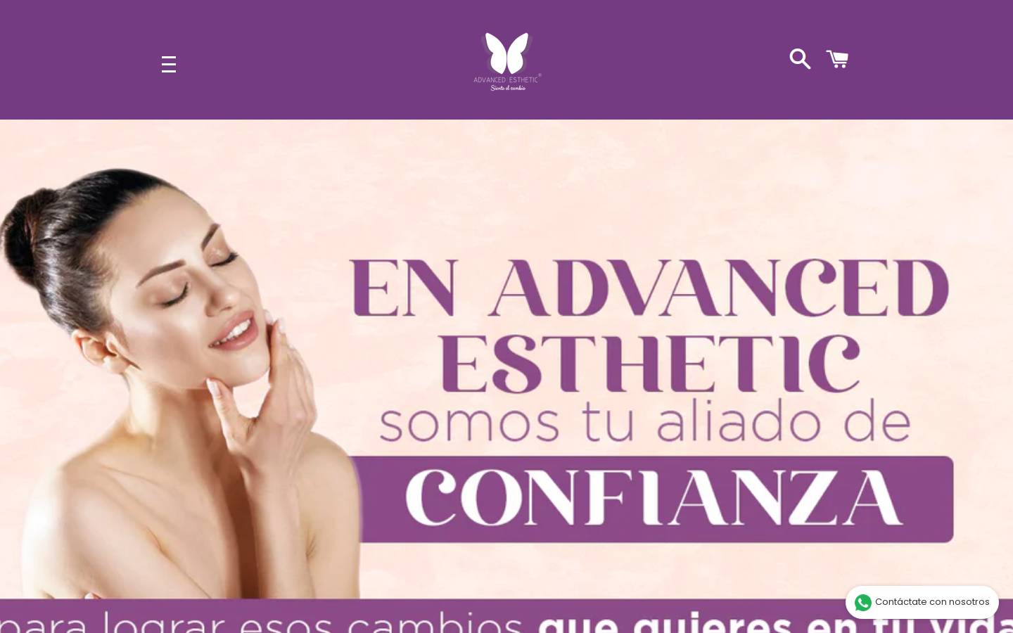 advancedesthetic.co homepage screenshot