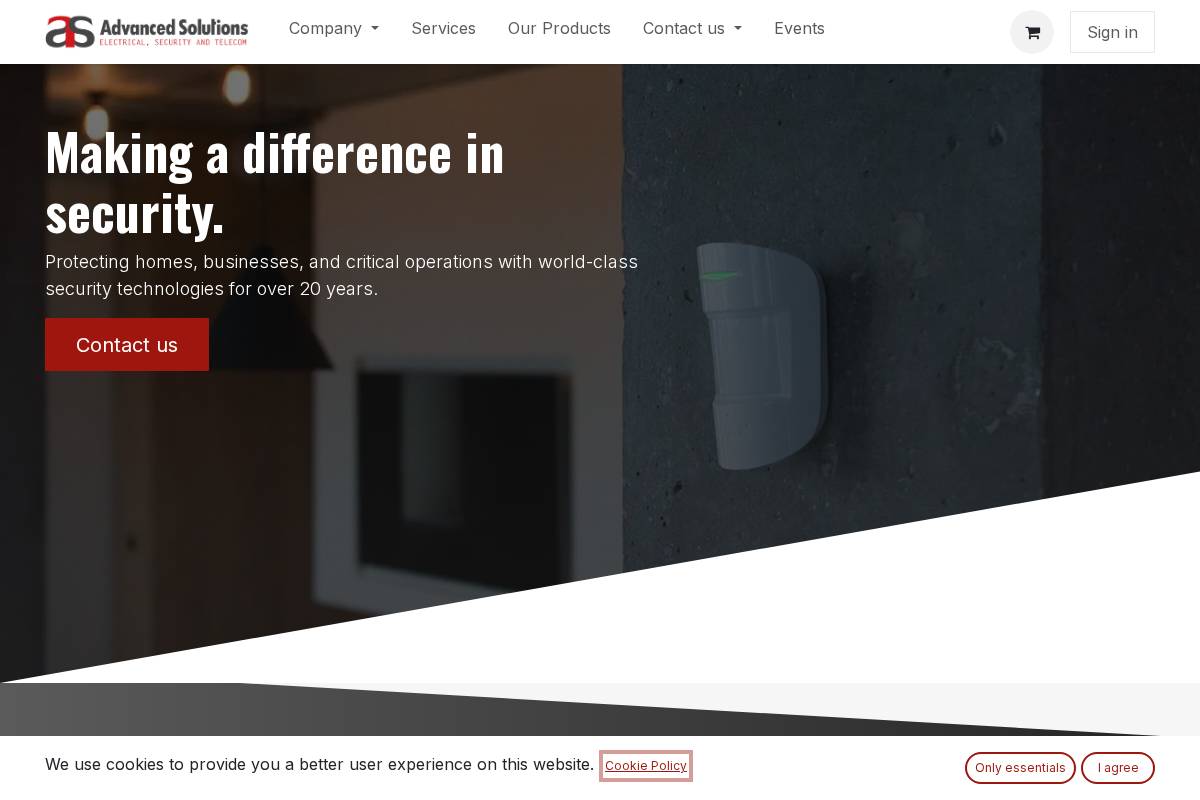 advancedsolutions-lb.com homepage screenshot