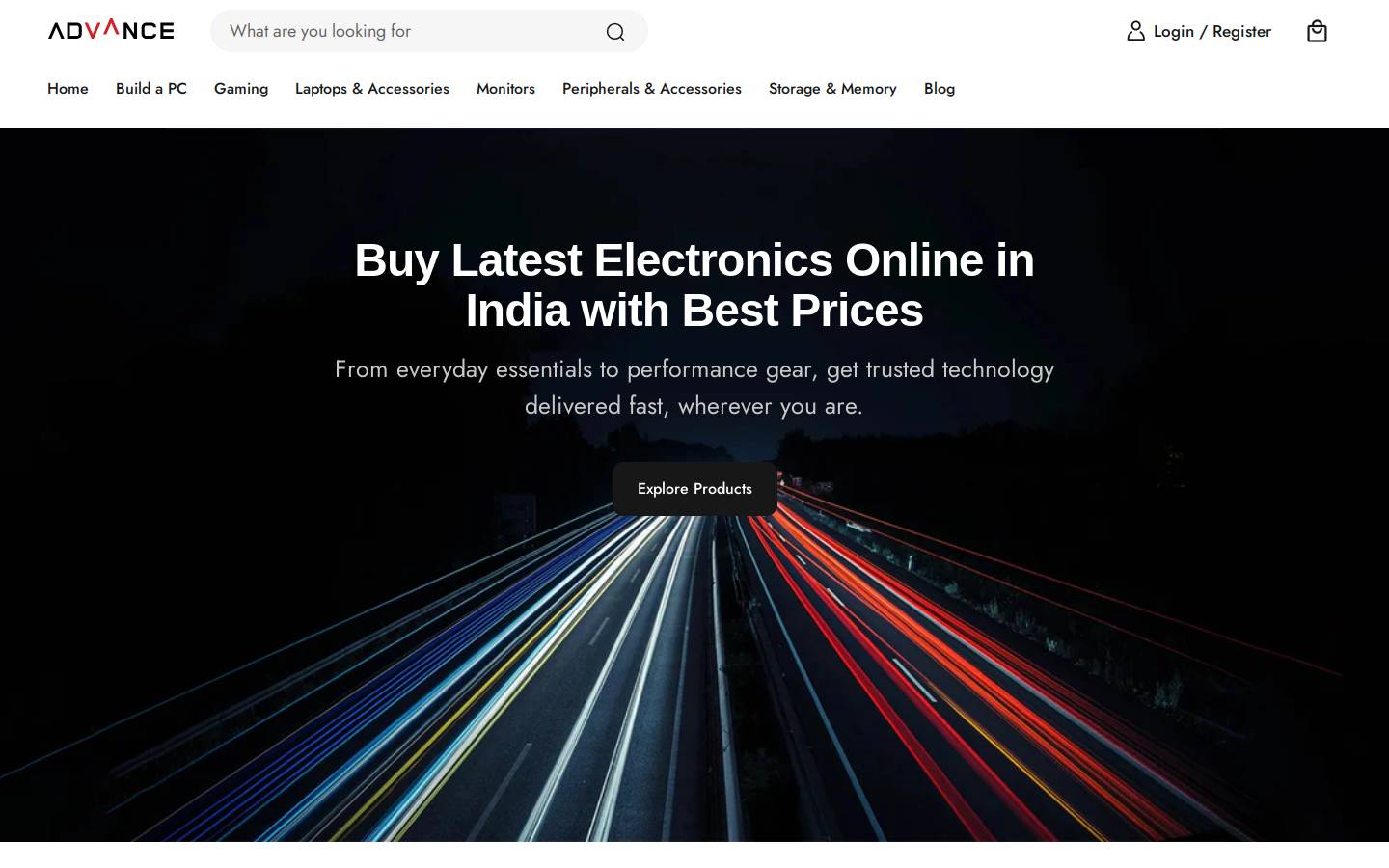 Advancekart - Household Grocery & Personal Care homepage screenshot
