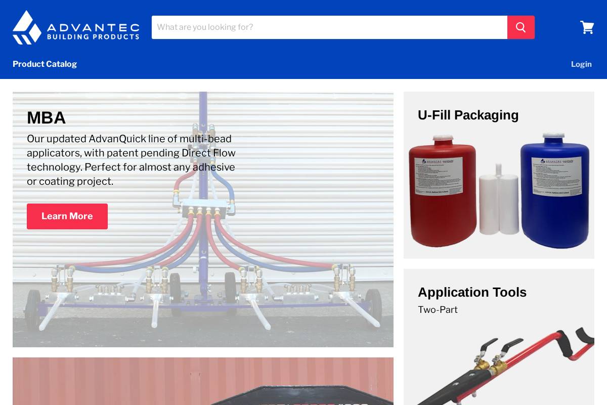 advantecbp.com homepage screenshot