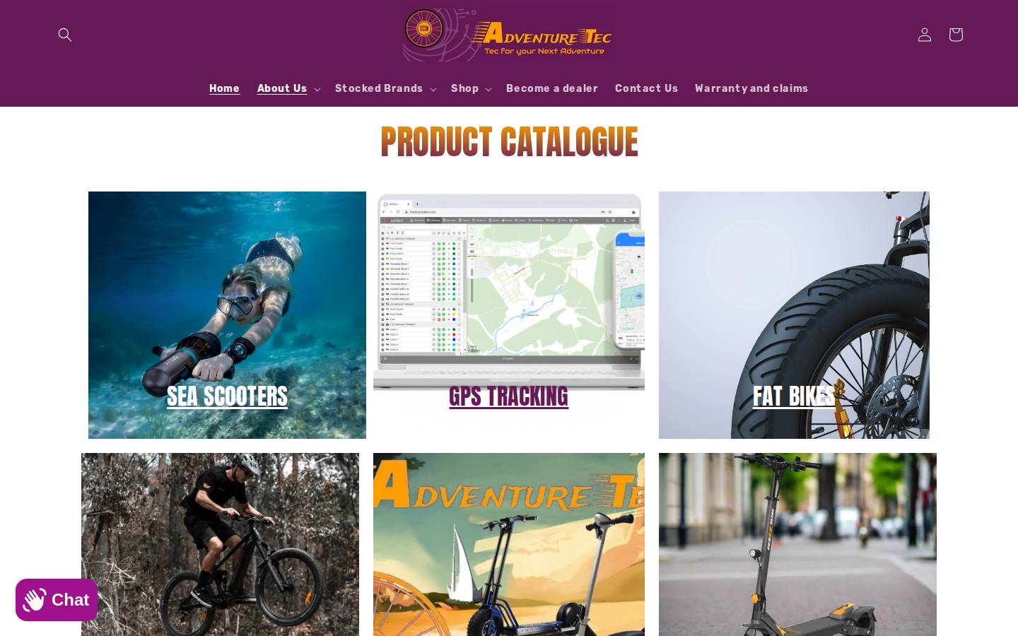 adventuretec.online homepage screenshot