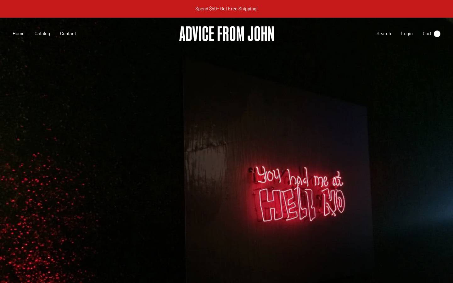 advicefromjohnbook.com homepage screenshot