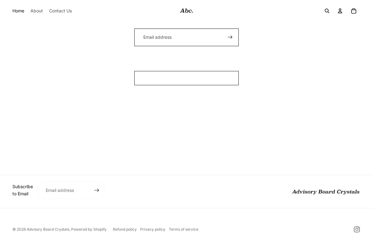 advisoryboardcrystals.com homepage screenshot