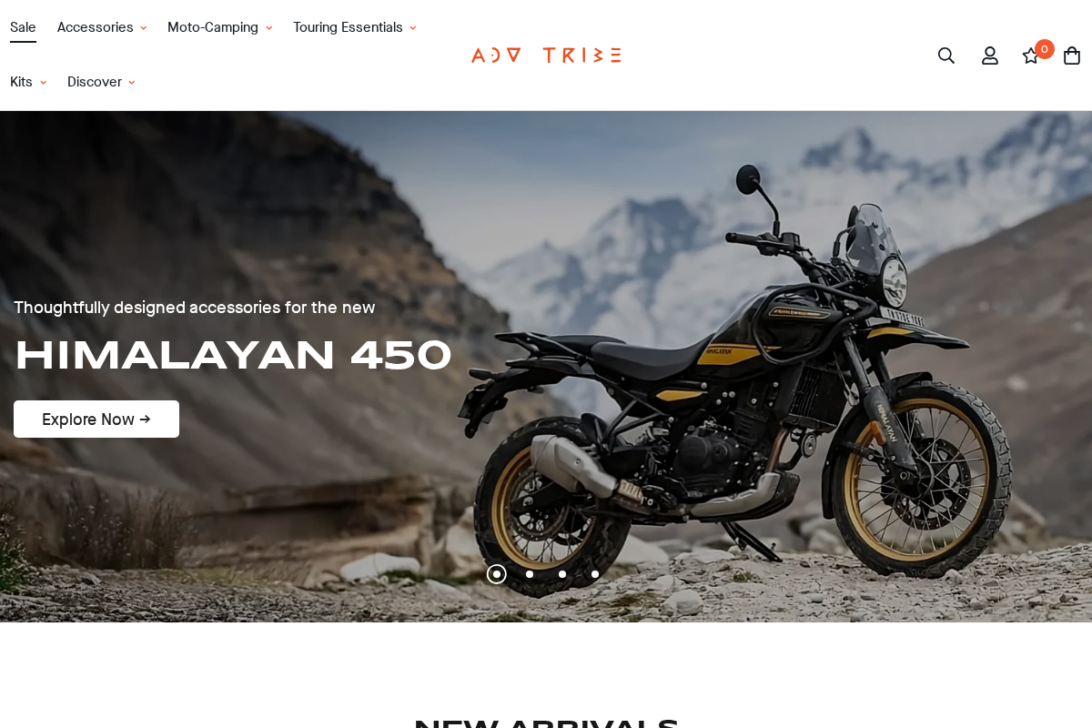 ADV TRIBE homepage screenshot