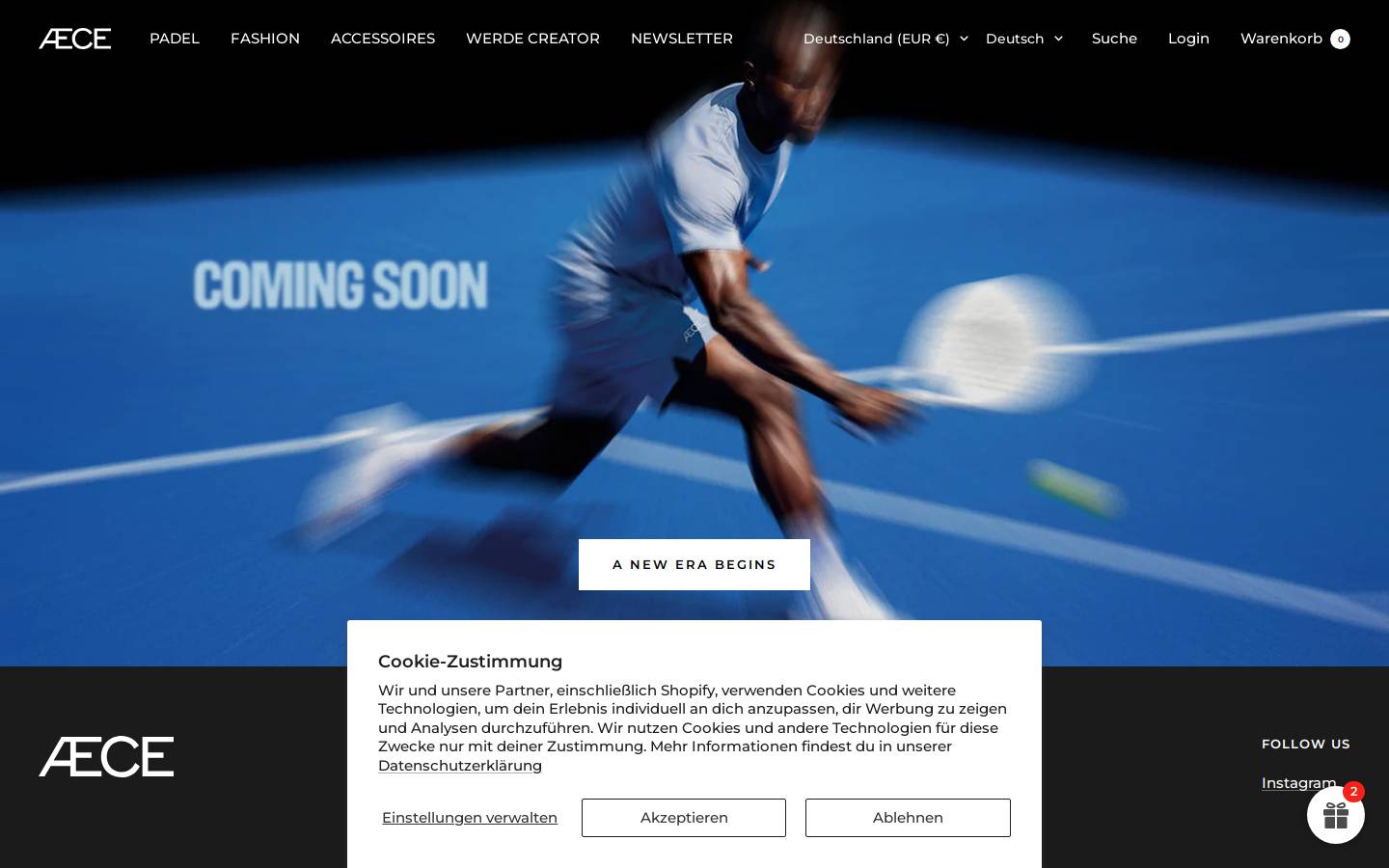 aece-official.com homepage screenshot