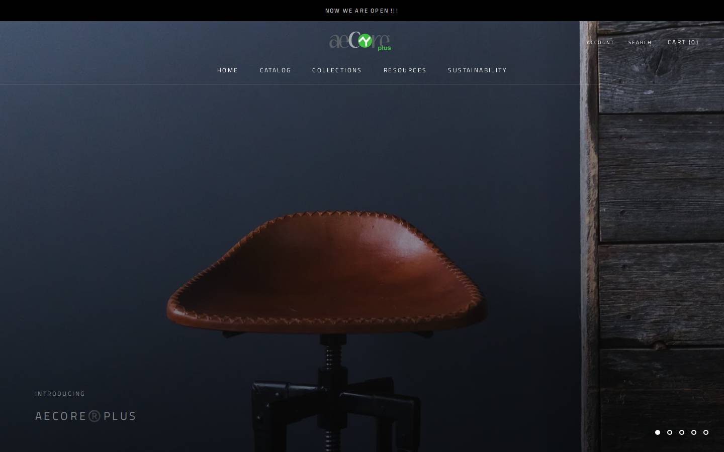 aecoreplus.com homepage screenshot
