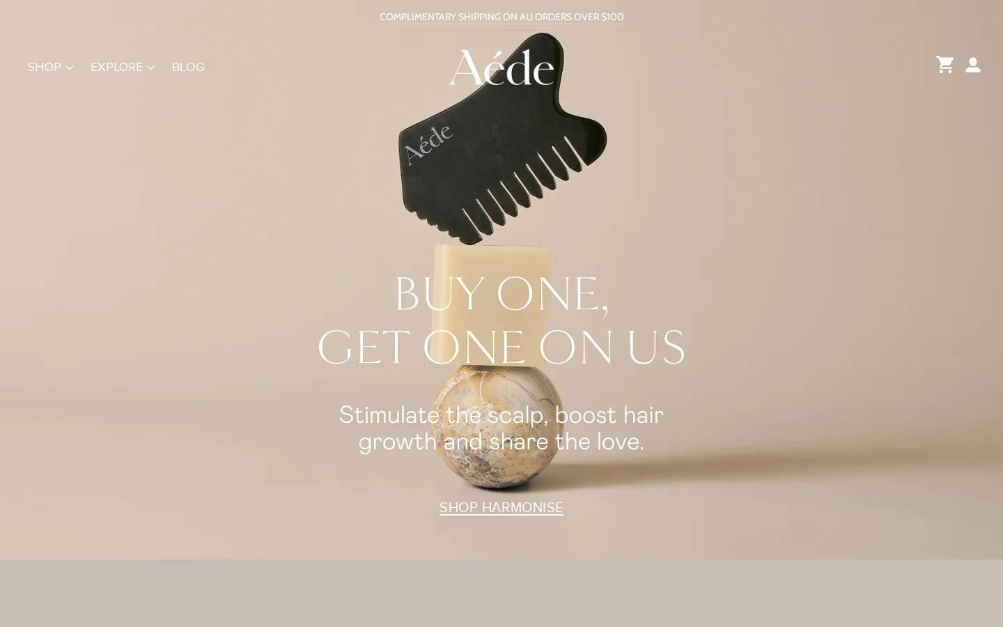 aede.com.au homepage screenshot