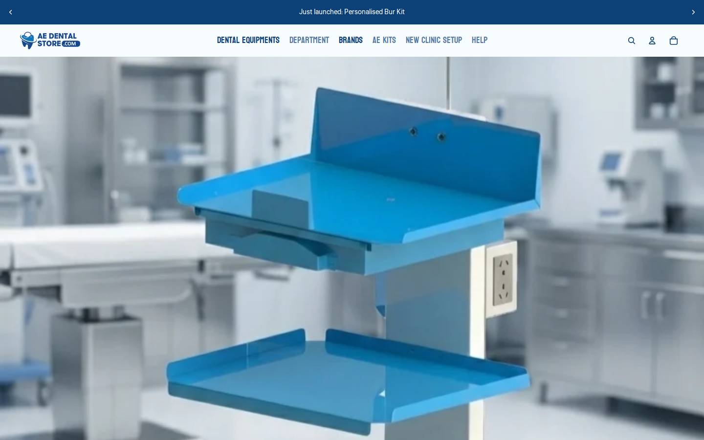 aedentalstore.com homepage screenshot