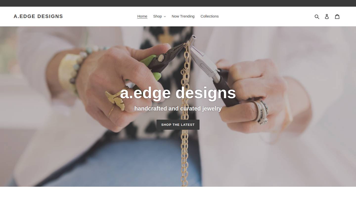 aedgedesigns.com homepage screenshot