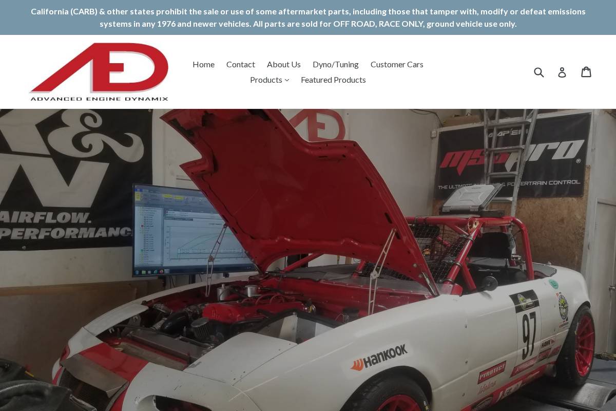 aedynamix.com homepage screenshot