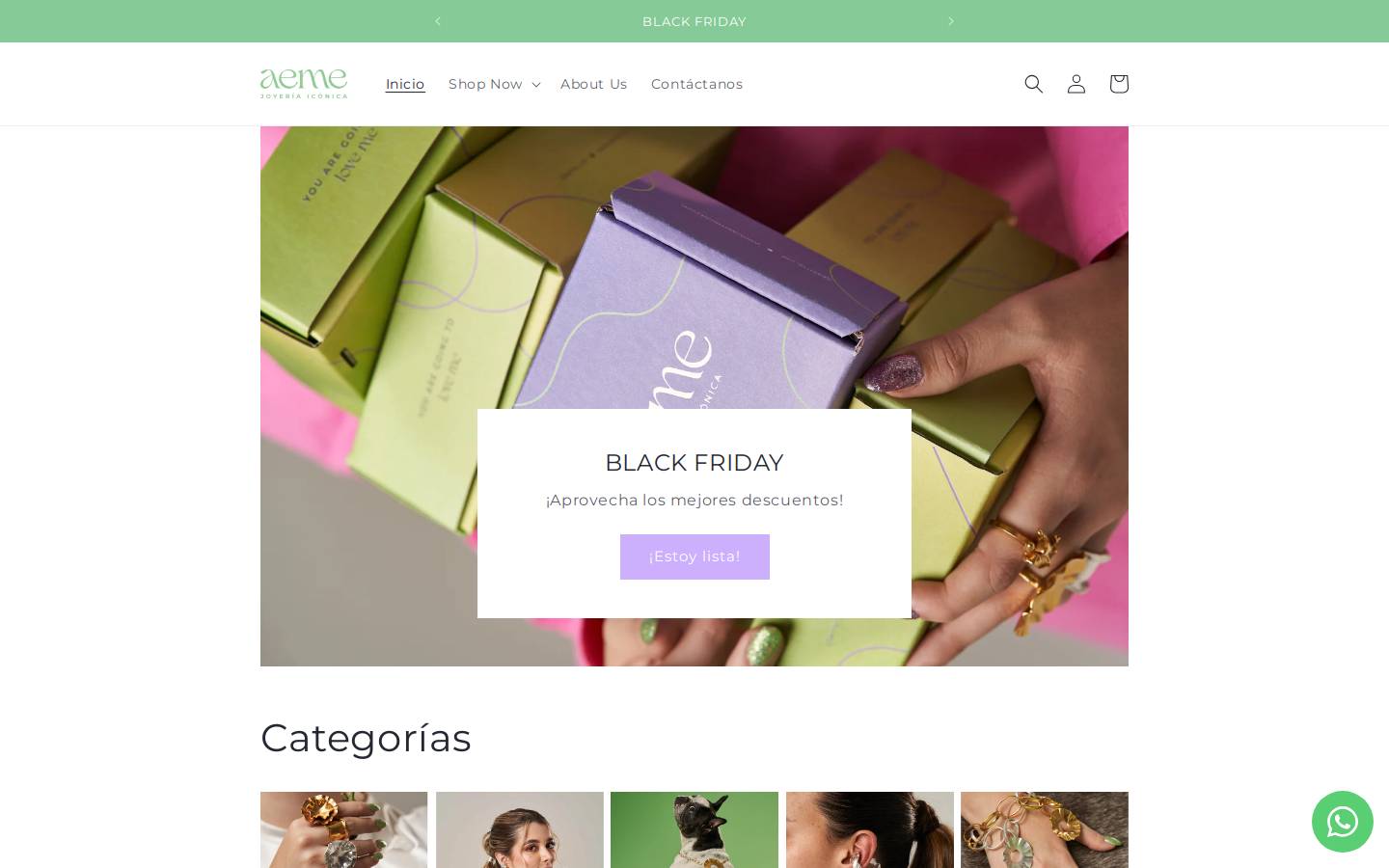 aemecol.com homepage screenshot