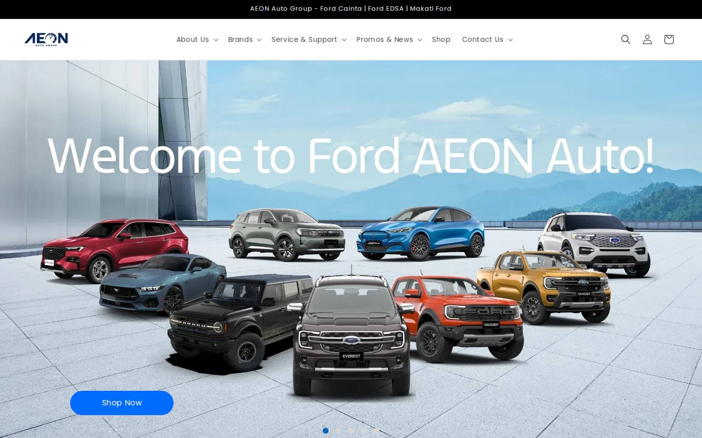 aeonauto.com homepage screenshot