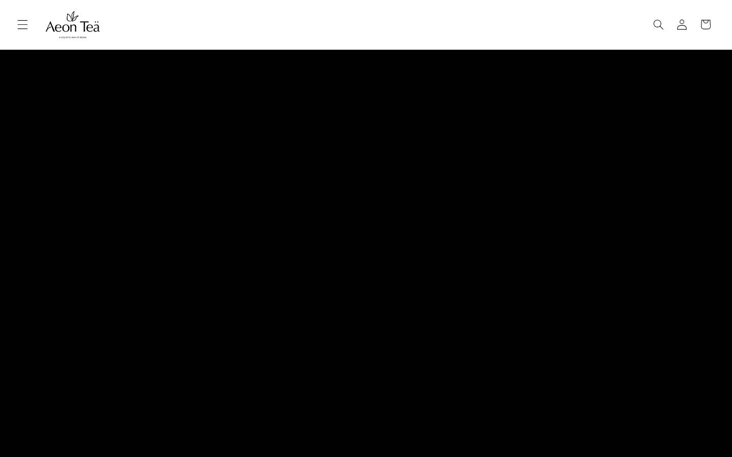 aeontea.com homepage screenshot