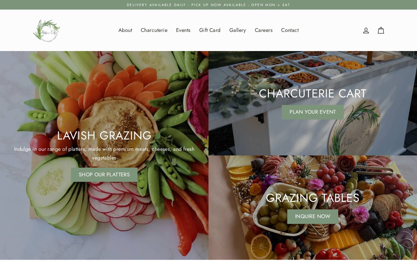 aeplatters.com homepage screenshot