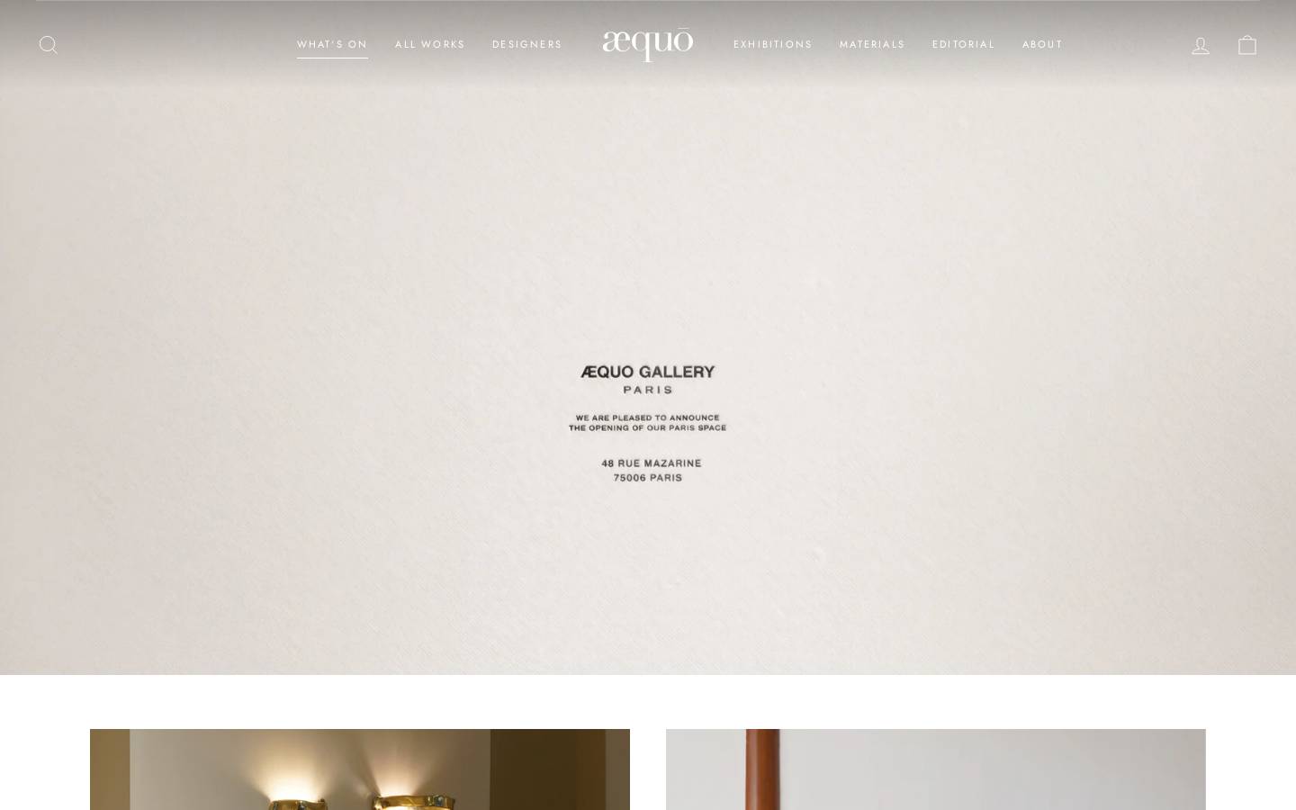 aequo.in homepage screenshot