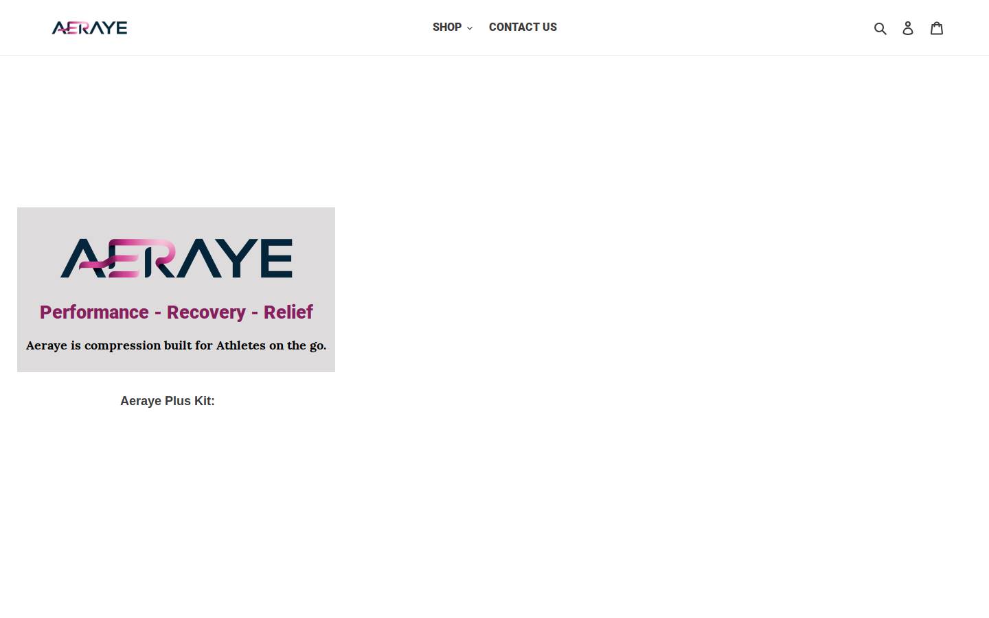 aeraye.com homepage screenshot