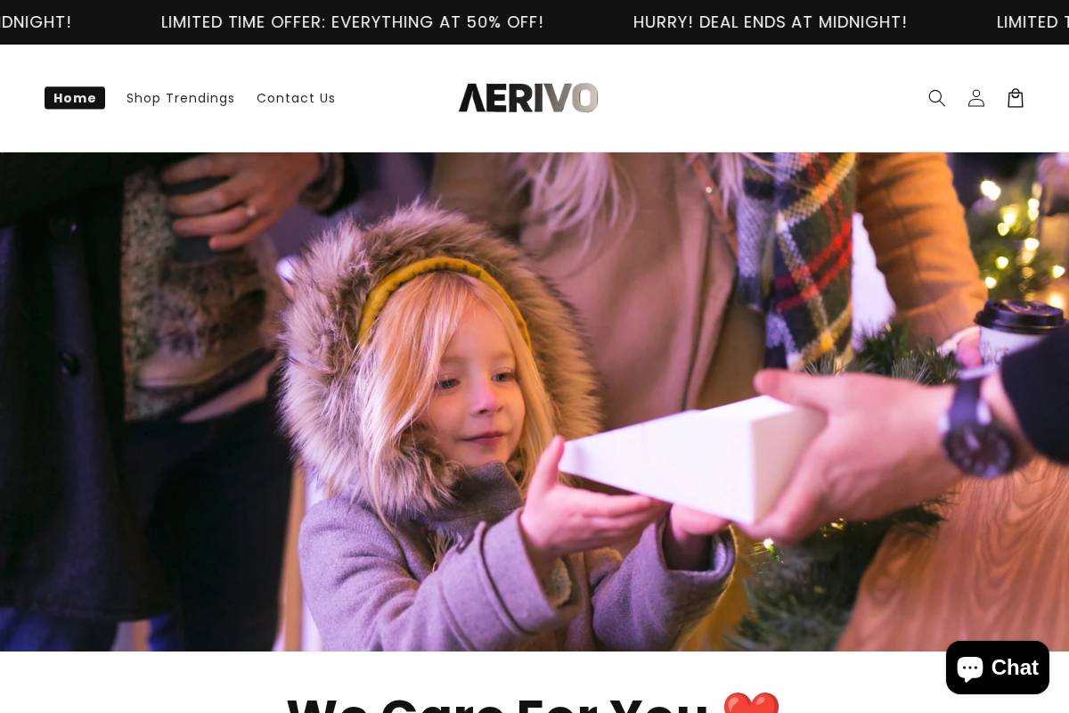 aerivo.in homepage screenshot