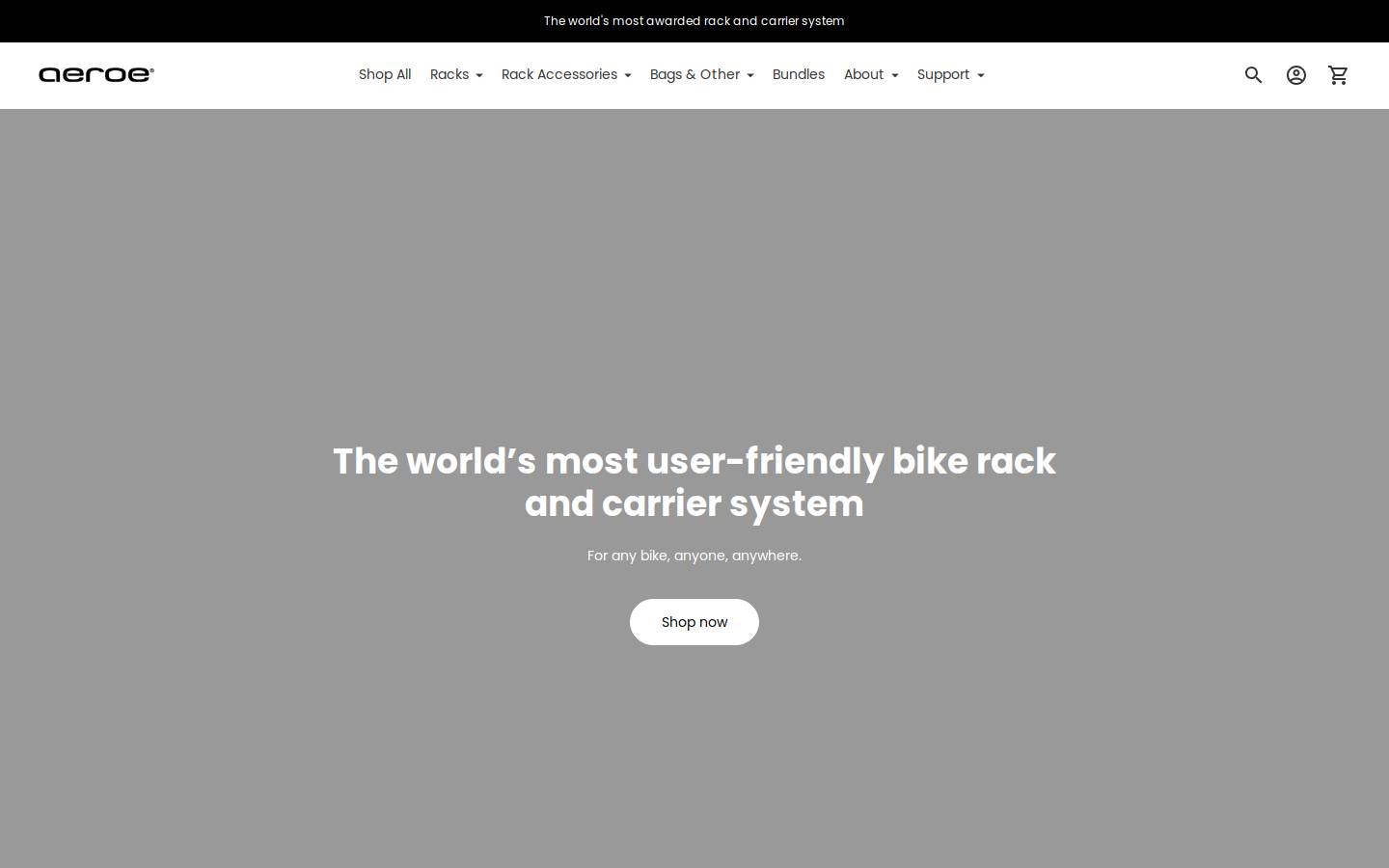 aeroe.nz homepage screenshot