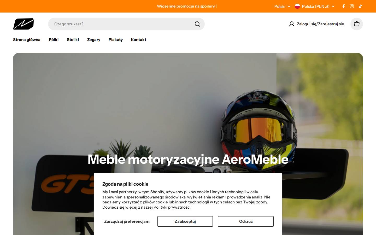 aeromeble.pl homepage screenshot