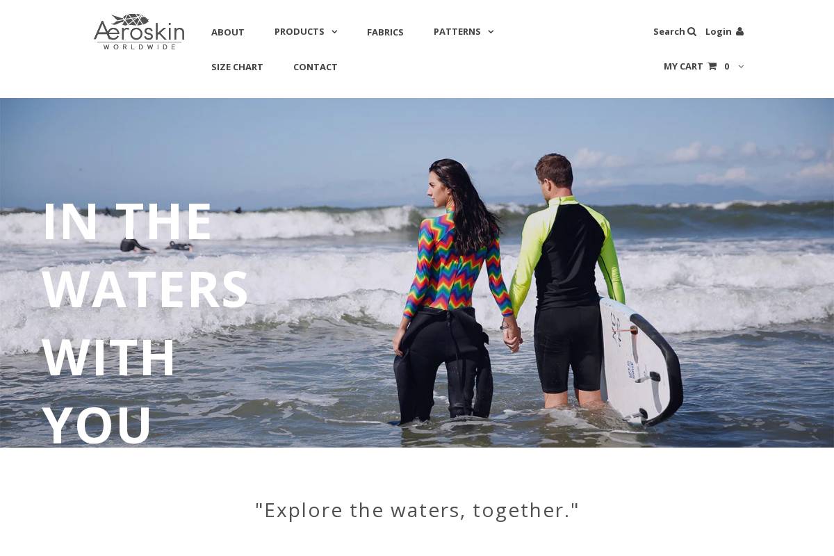 aeroskinworldwide.com homepage screenshot