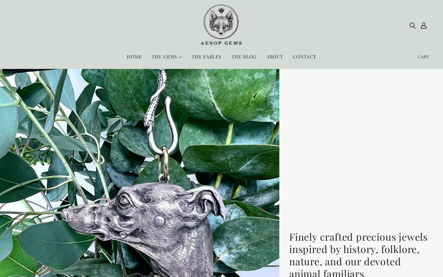 aesopgems.com homepage screenshot
