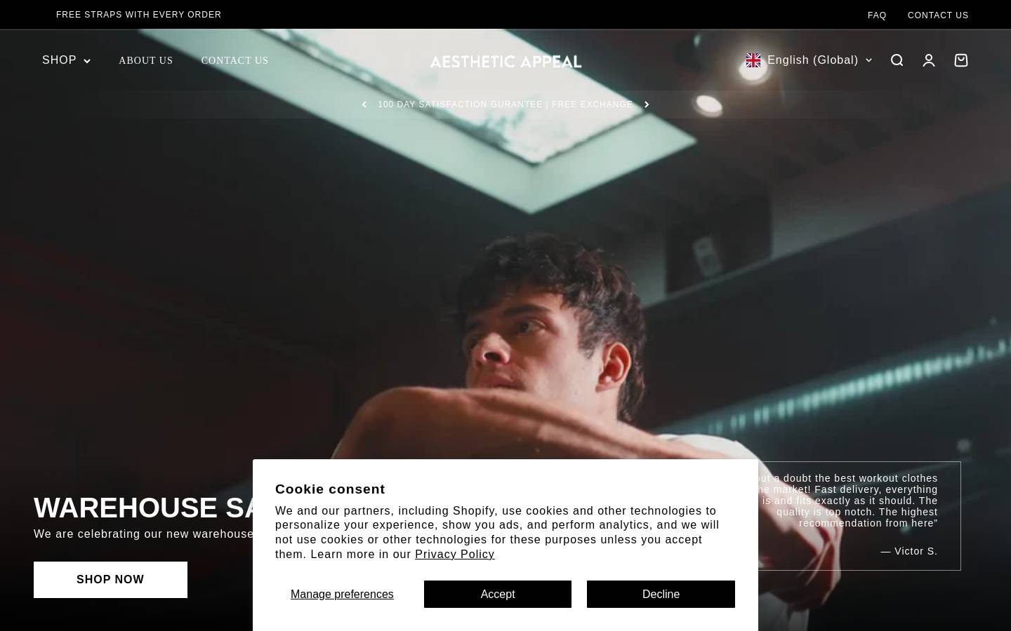 Aesthetic Appeal homepage screenshot