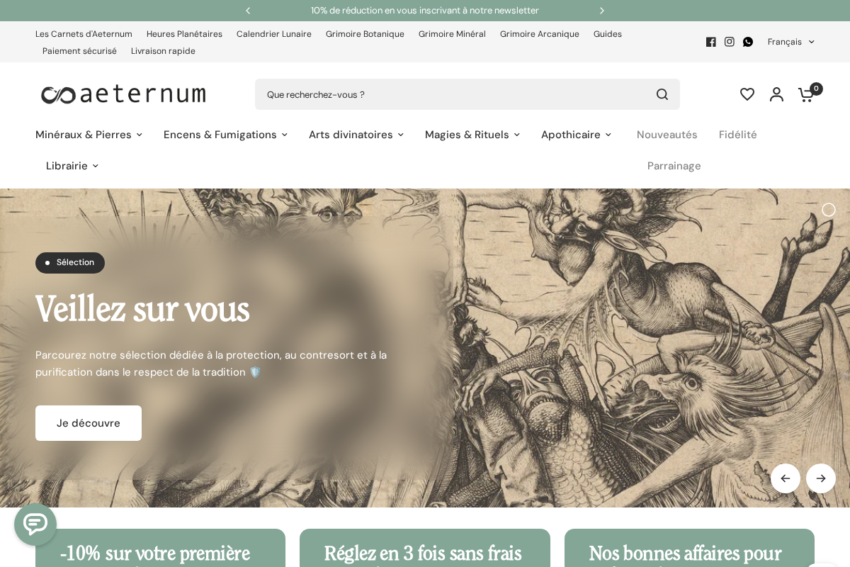 aeternum.fr homepage screenshot